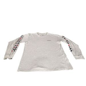 VANS Classic Fit SKATE‎ SKATEBOARD SKATER CHECKERED LONG SLEEVE T SHIRT Mens M